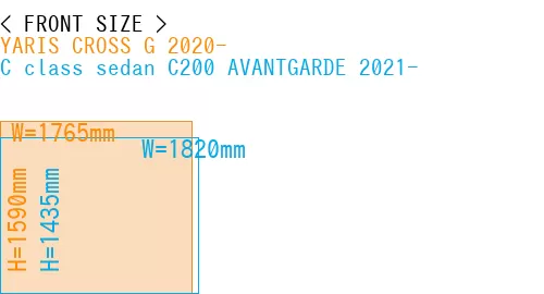 #YARIS CROSS G 2020- + C class sedan C200 AVANTGARDE 2021-